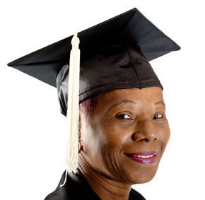 Mature African-American College Graduate